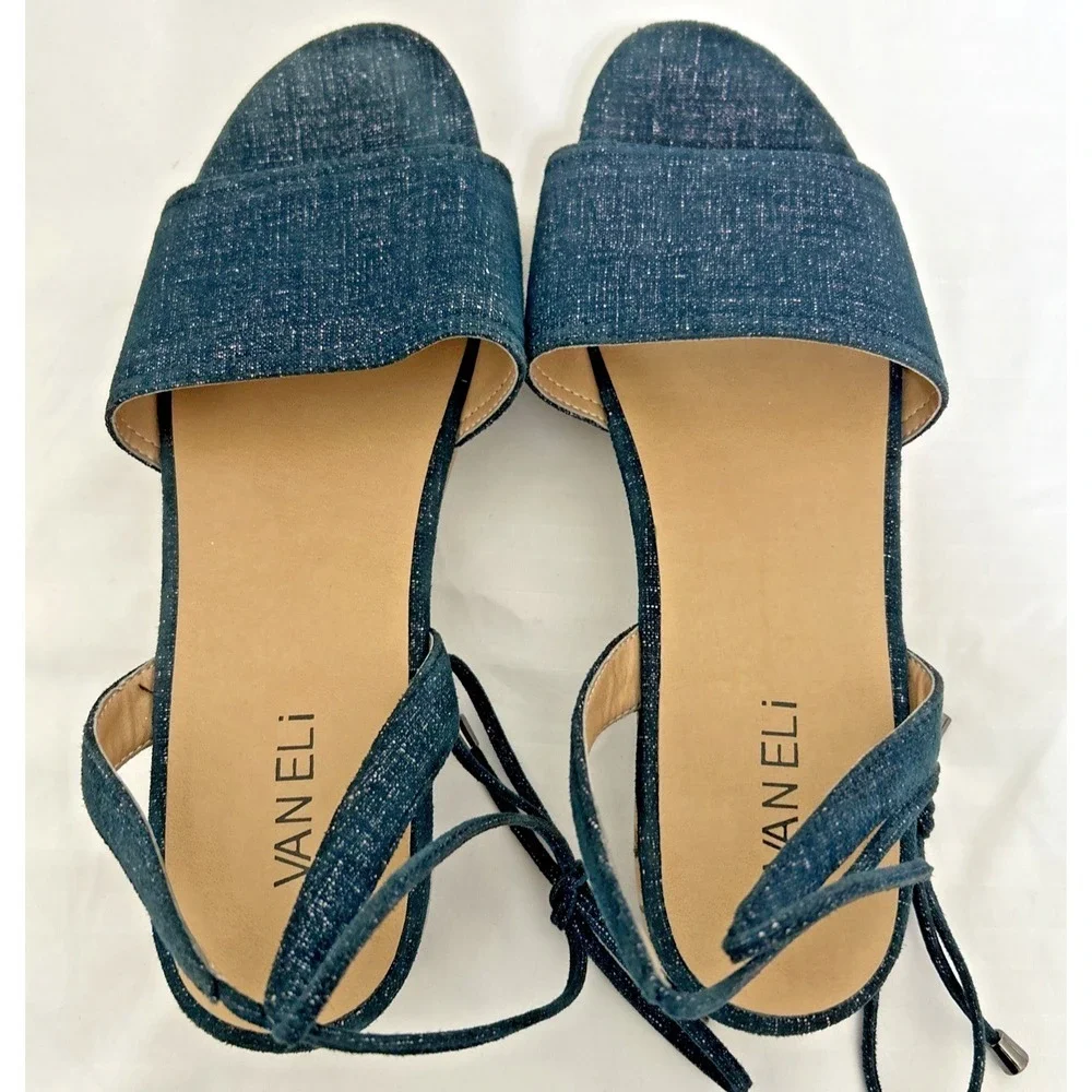 Vaneli blue glitter